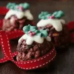 No Bake Rice Krispie Christmas Pudding Recipe