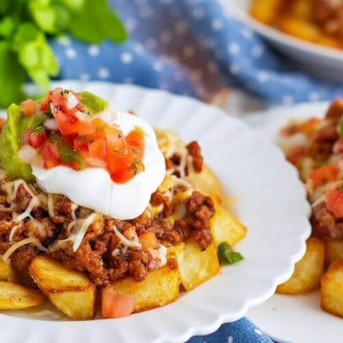 Cheesy Taco Potatoes Recipe
