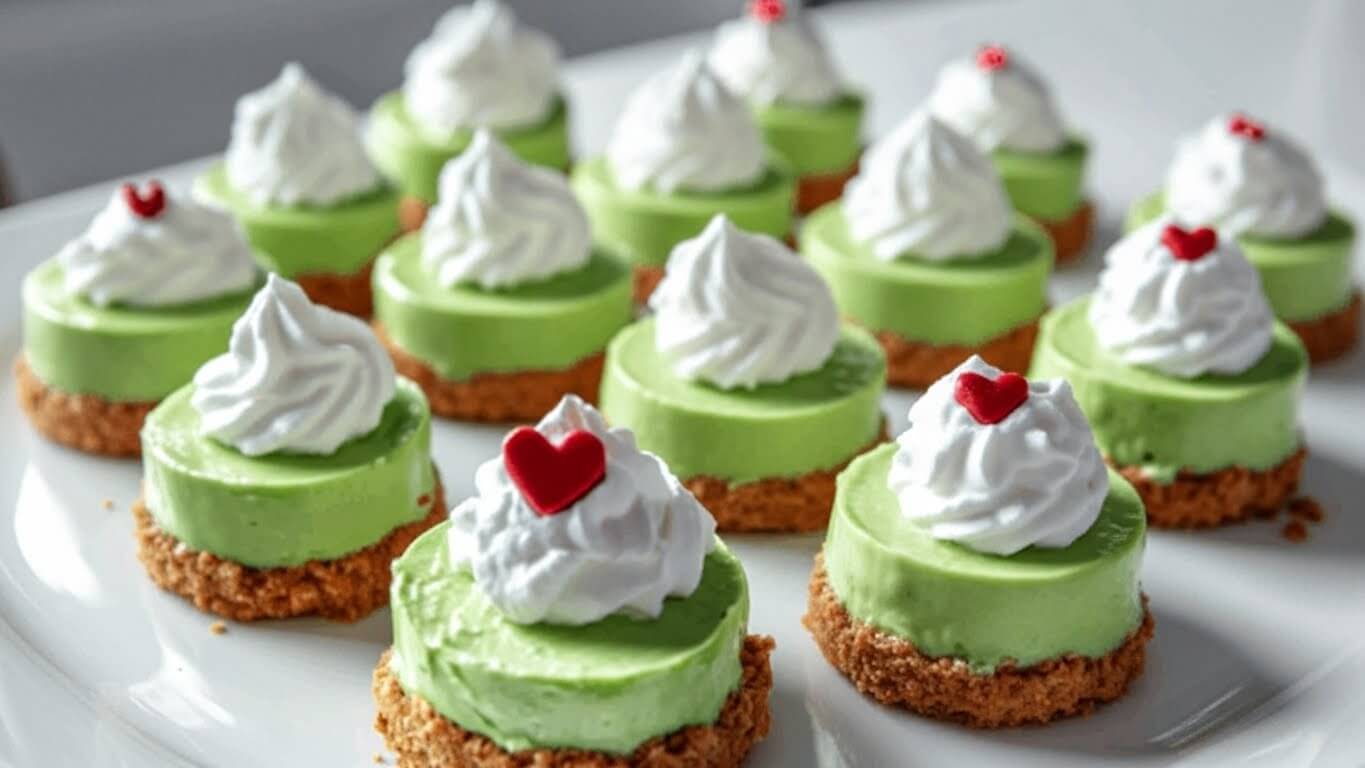 Grinch Mini Cheesecake Recipe