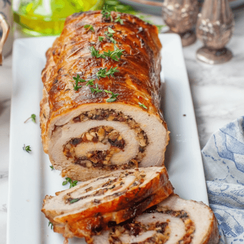 Christmas Stuffed Pork Roast Recipe