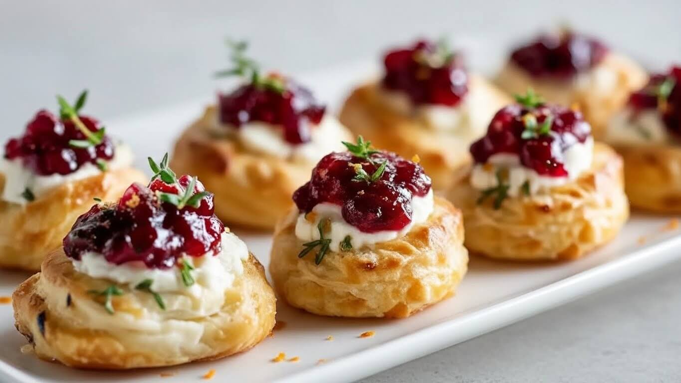 Cranberry Cream Cheese Crescent Bites Recipe
