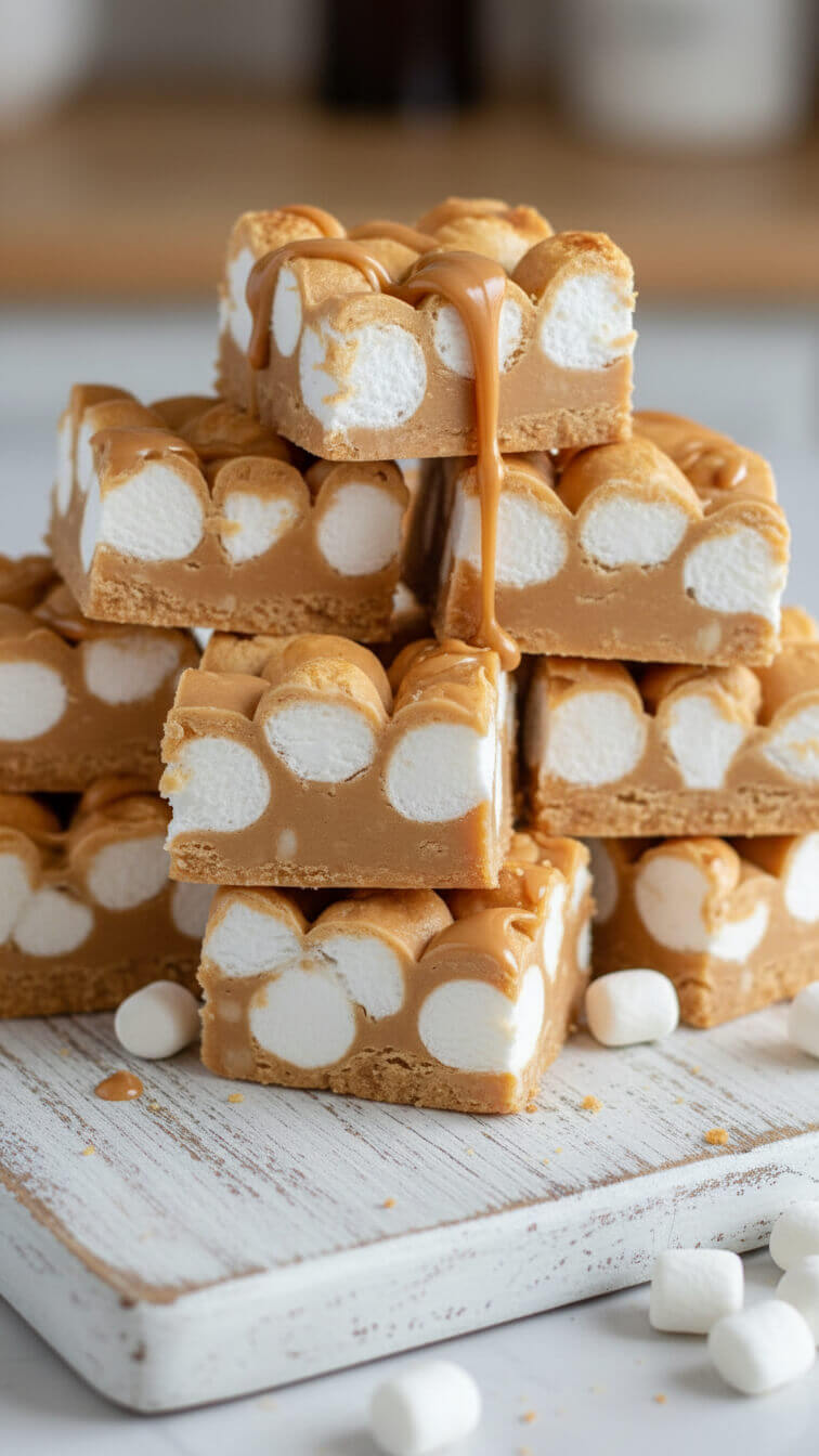 Peanut Butter Marshmallow Squares
