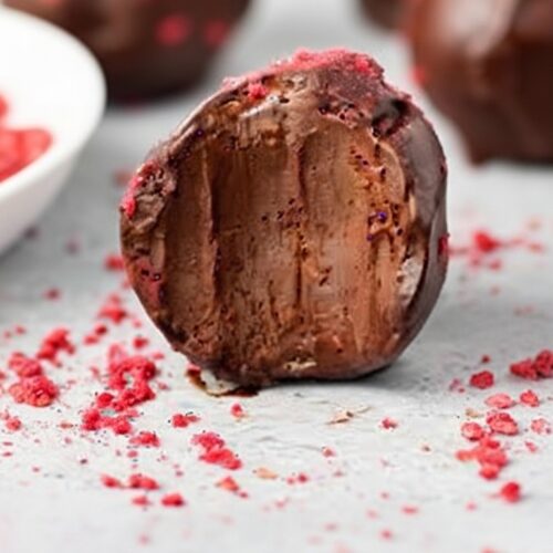 Raspberry Dark Chocolate Truffles Recipe
