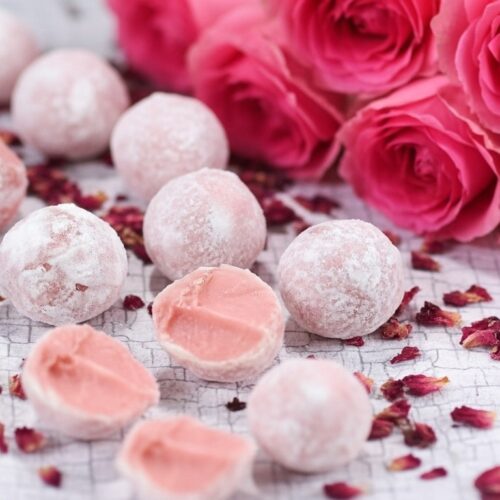 White Chocolate Rose Truffles Recipe
