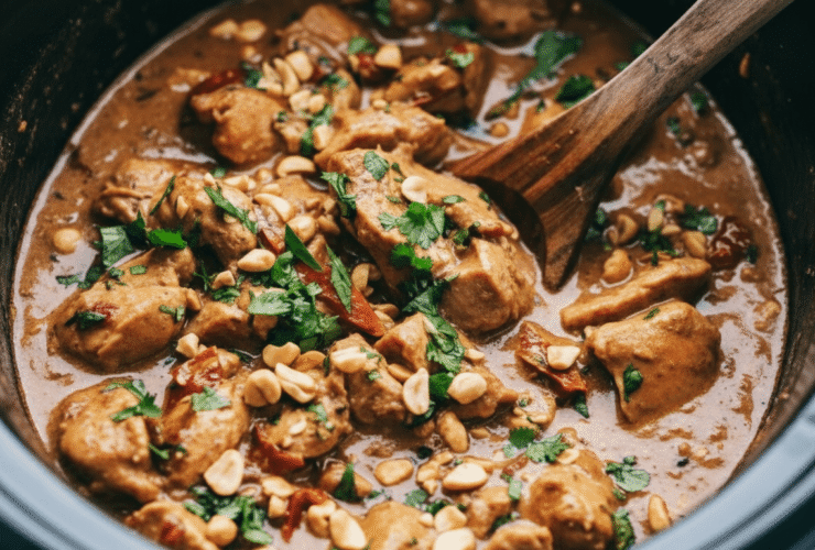 Rich and Creamy Peanut Chicken Recipe