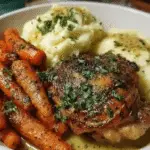 Garlic Herb Chicken and Carrot Plate Recipe