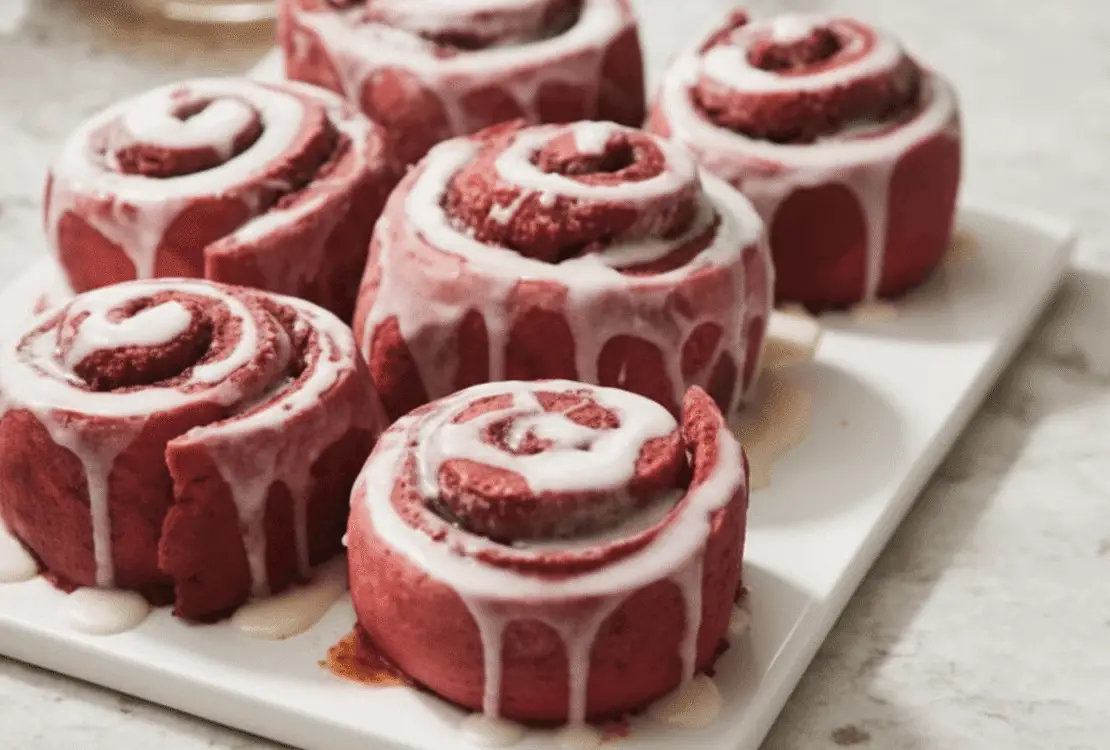 Red Velvet Cinnamon Rolls Recipe