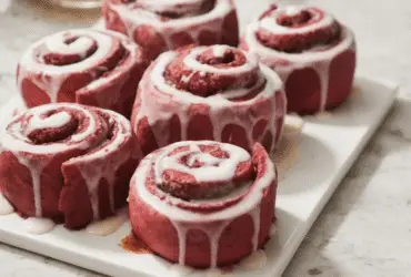 Red Velvet Cinnamon Rolls Recipe