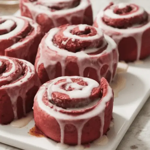 Red Velvet Cinnamon Rolls Recipe