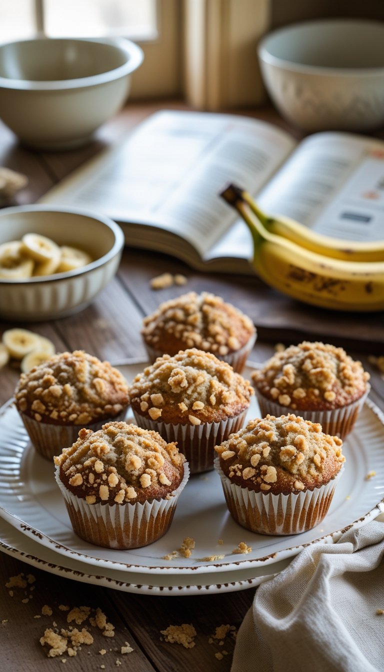 Ina Garten Banana Crunch Muffins