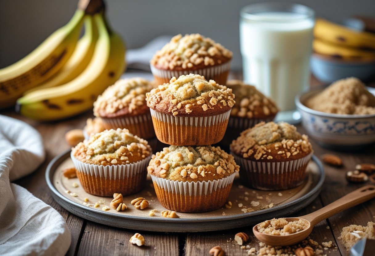Ina Garten Banana Crunch Muffins Recipe