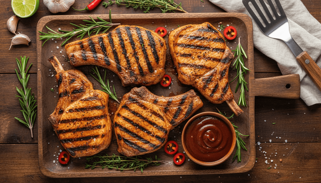 Grilled Pork Chops Recipe