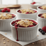 Ina Garten Tri Berry Crumbles Recipe