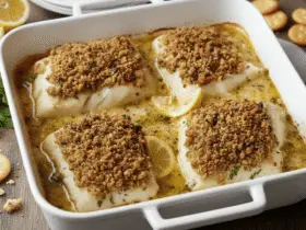 Ina Garten Baked Cod With Ritz Crackers Recipe