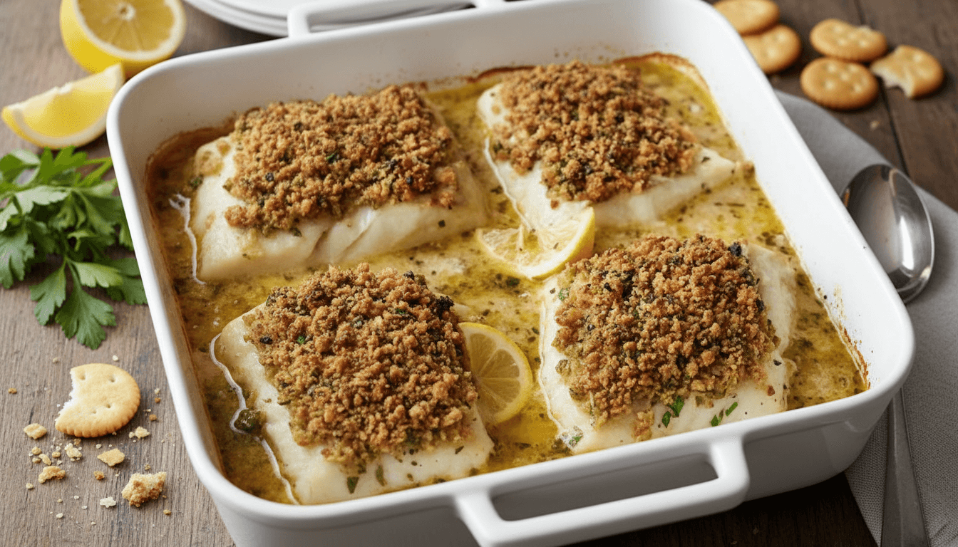 Ina Garten Baked Cod With Ritz Crackers Recipe