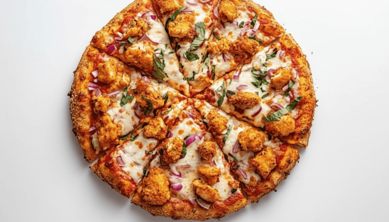 High Protein Chicken Crust Pizza
