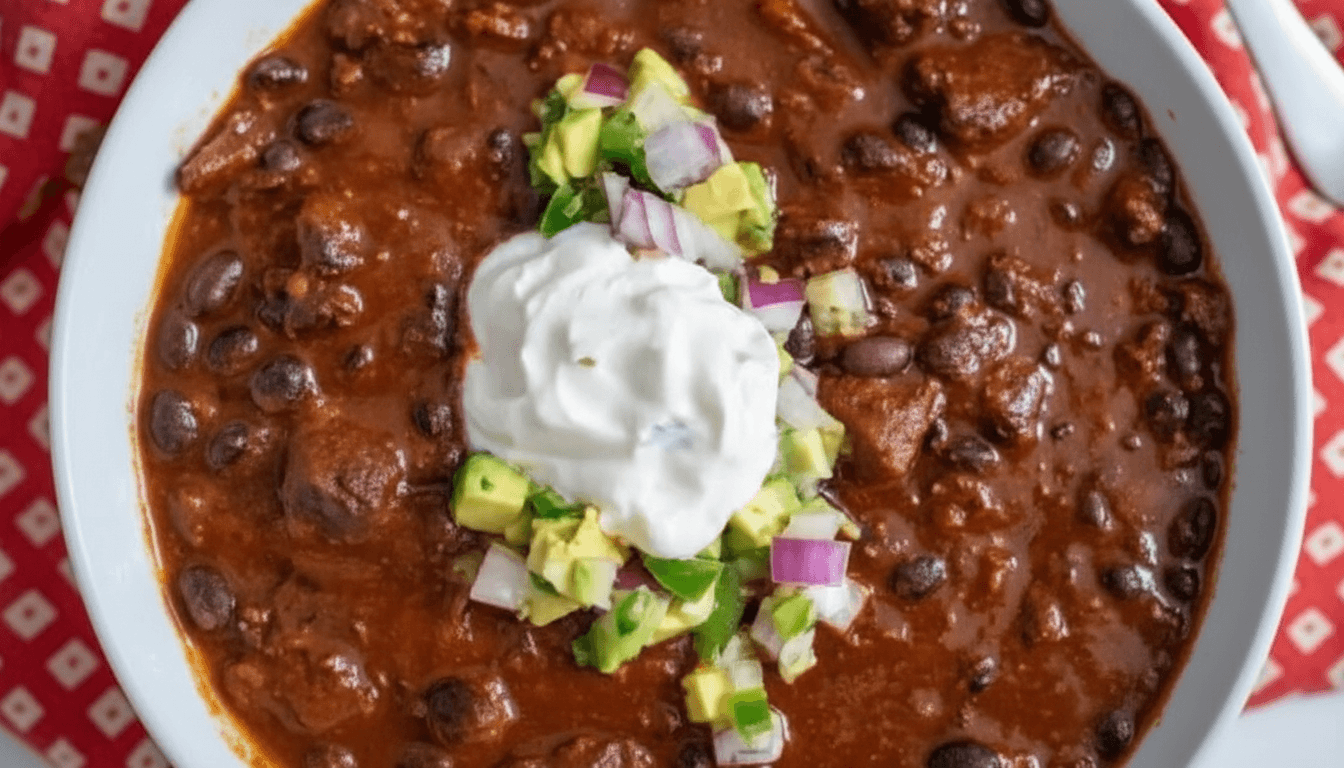 Bobby Flay's Beef and Black Bean Chili Recipe