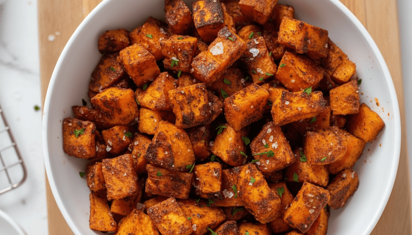 Crispy Roasted Sweet Potatoes Recipe