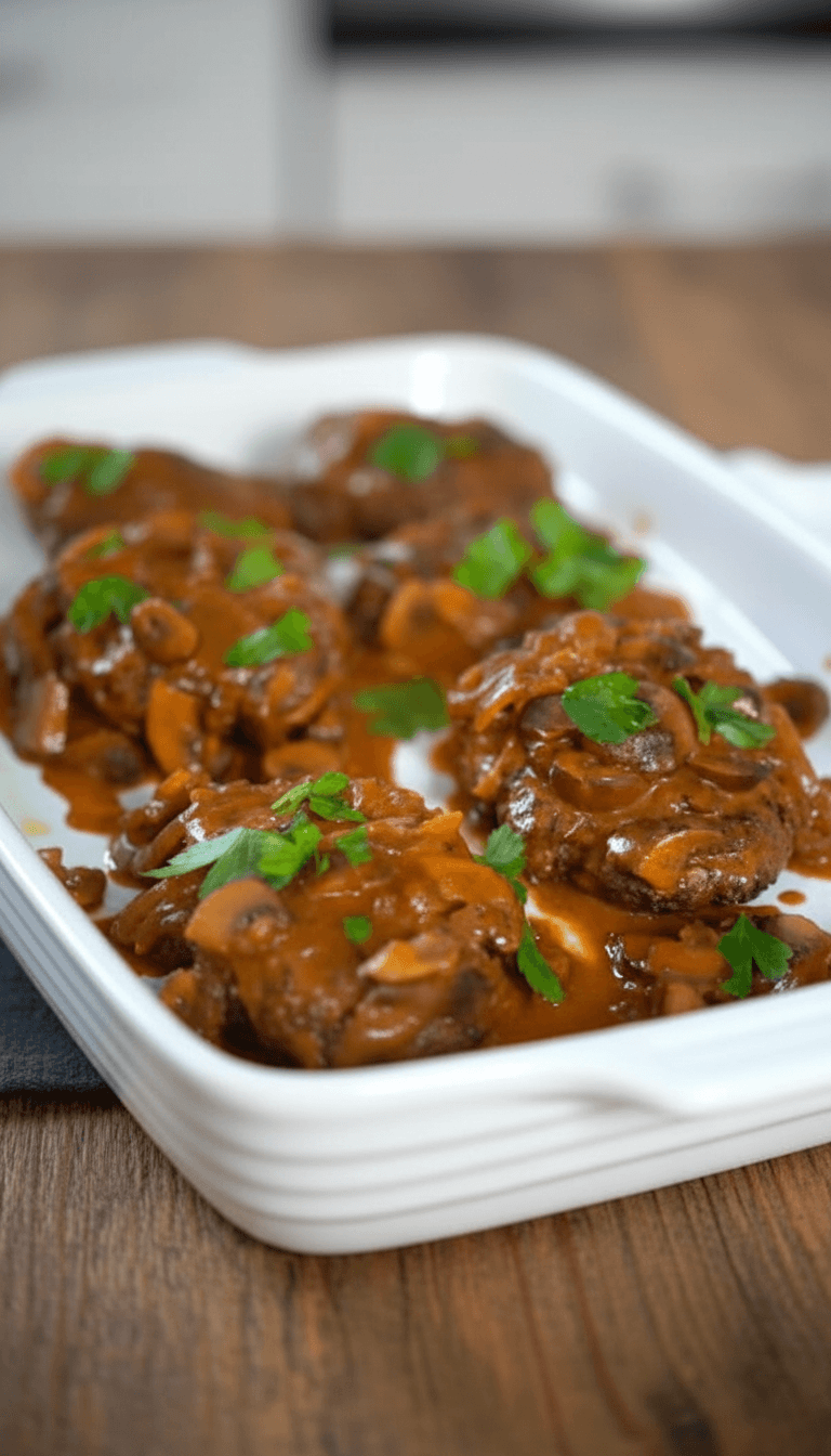 Bobby Flays Salisbury Steak