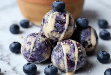 Blueberry Cheesecake Protein Bites Recipe