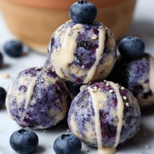 Blueberry Cheesecake Protein Bites Recipe