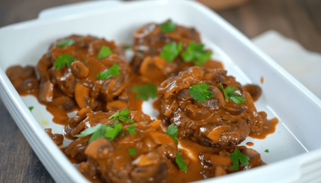 Bobby Flays Salisbury Steak Recipe