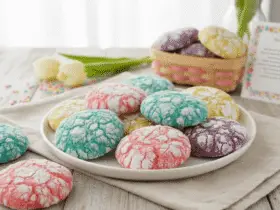 Springtime Crinkle Cookies Recipe