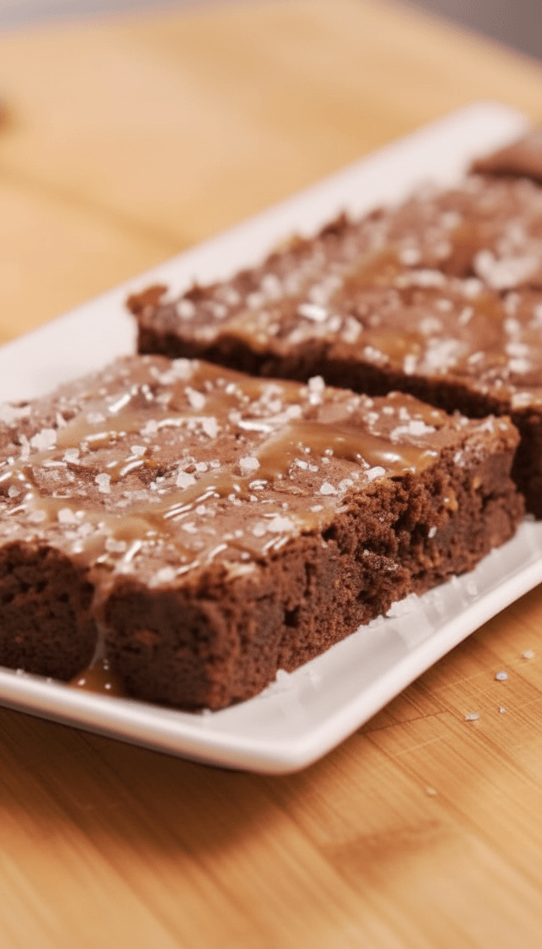 Ina Garten Salted Caramel Brownies