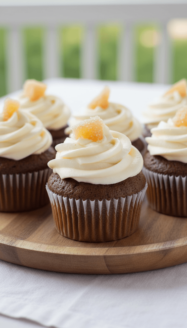 Ina Garten Gingerbread Cupcakes