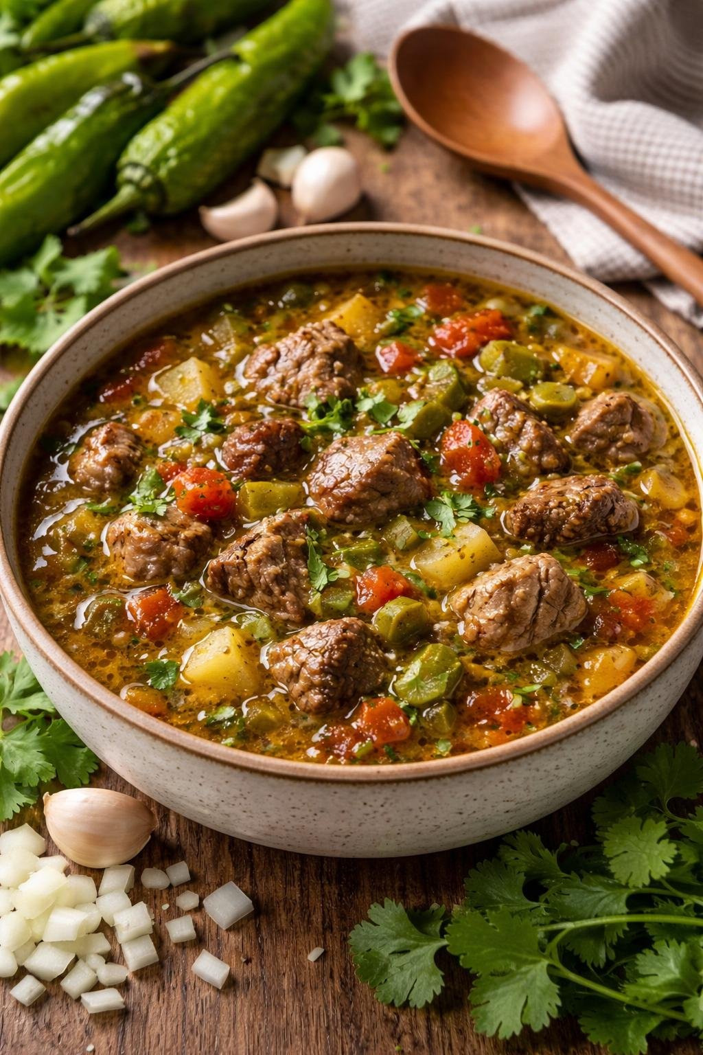Bobby Flay Green Chile Stew