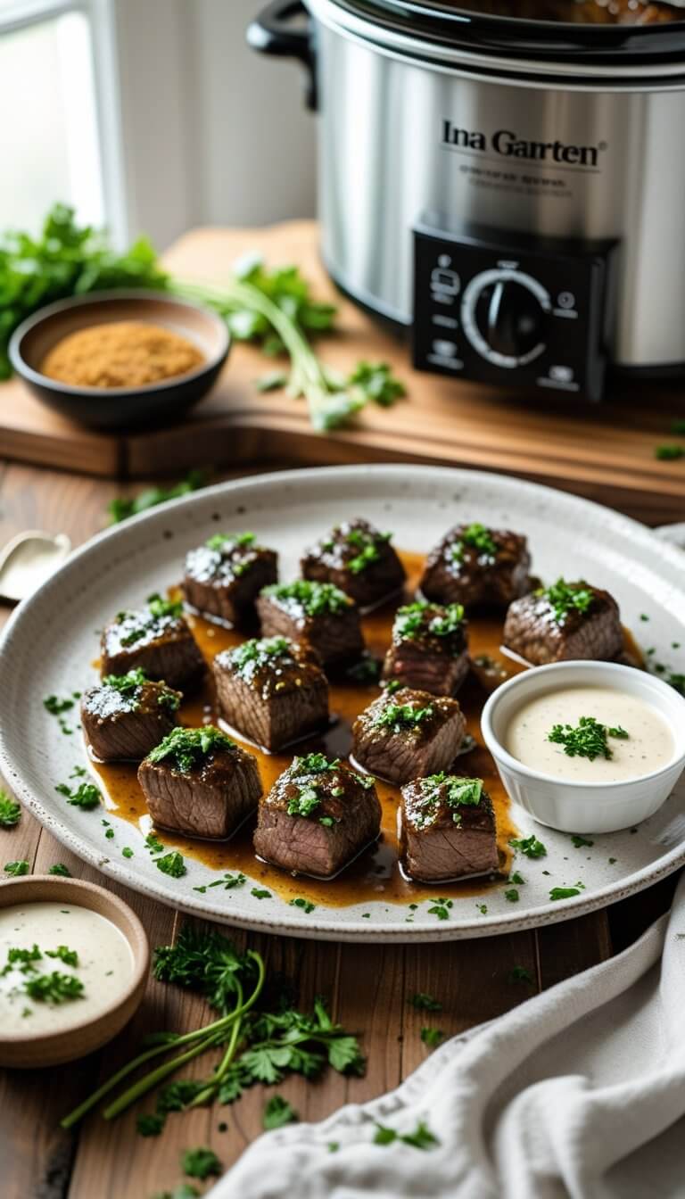 Ina Garten Crockpot Steak Bites