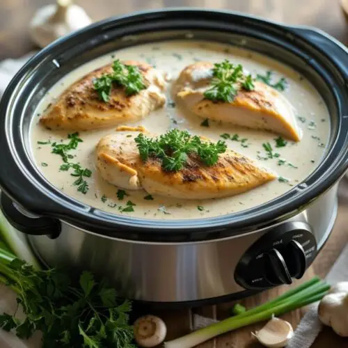 Creamy Crock Pot Angel Chicken Recipe
