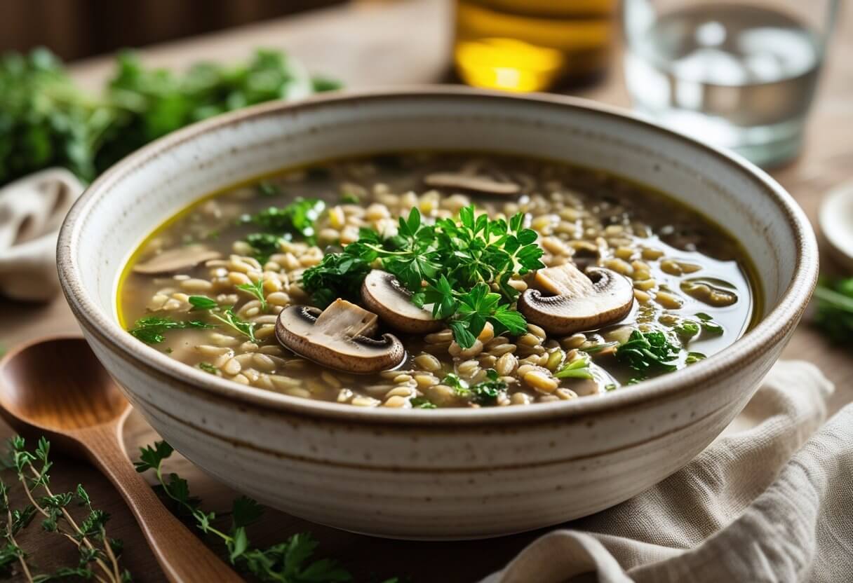 Ina Garten Mushroom Farro Soup Recipe