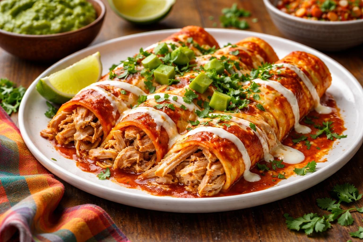 Bobby Flay Chicken Enchiladas Recipe