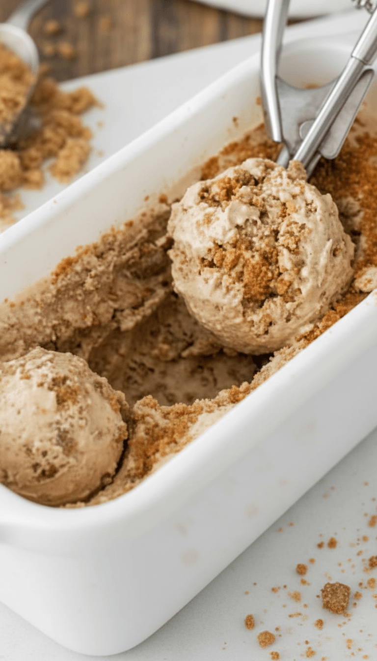 Creamy Brown Sugar Cinnamon Ice Cream