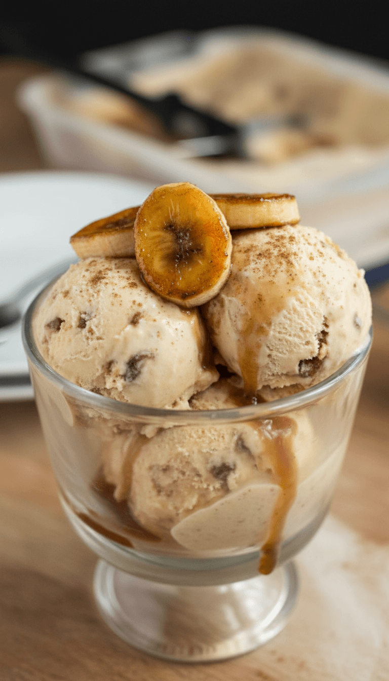 Bananas Foster Ice Cream