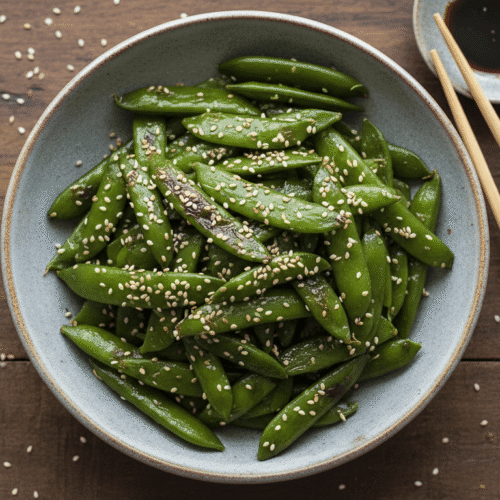Sesame Soy Snap Peas Recipe