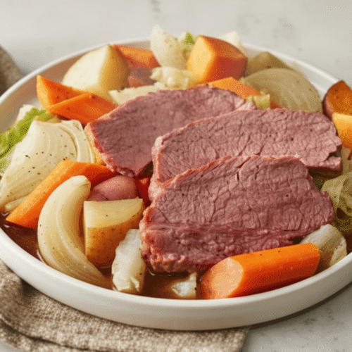 Slow Cooker Guinness Braised Corned Beef Recipe