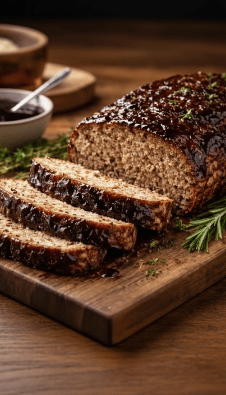 Bobby Flay Balsamic Meatloaf