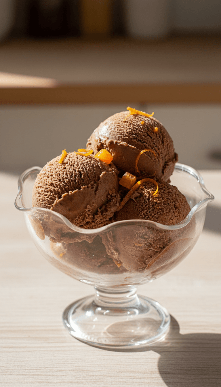 Chocolate Orange Ice Cream
