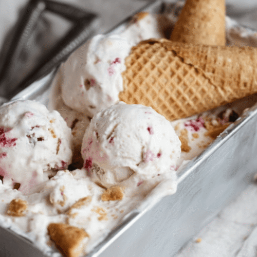 Homemade No Churn Cheesecake Ice Cream Recipe