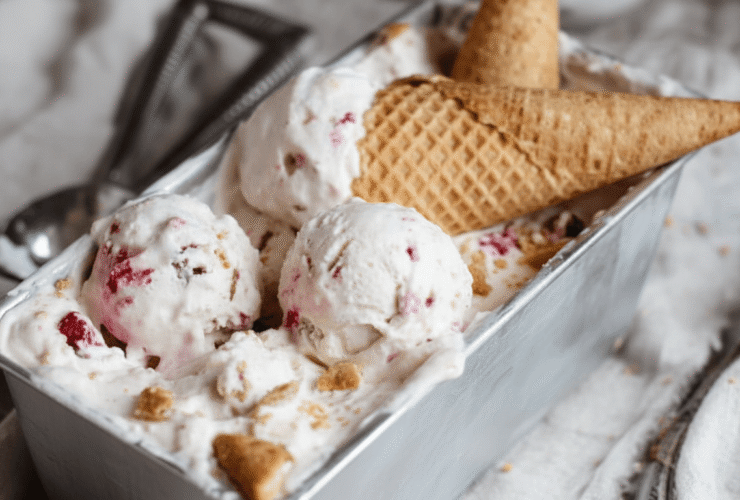 Homemade No Churn Cheesecake Ice Cream Recipe