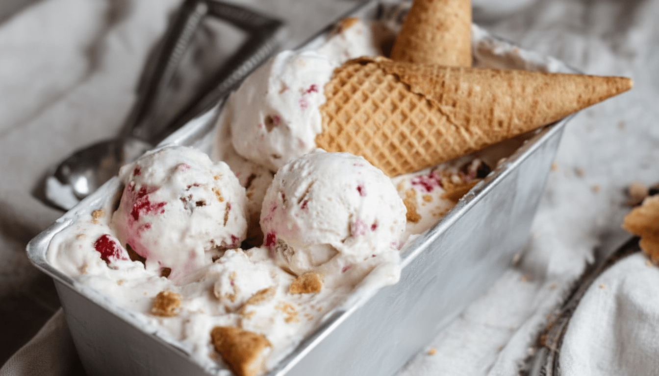 Homemade No Churn Cheesecake Ice Cream Recipe