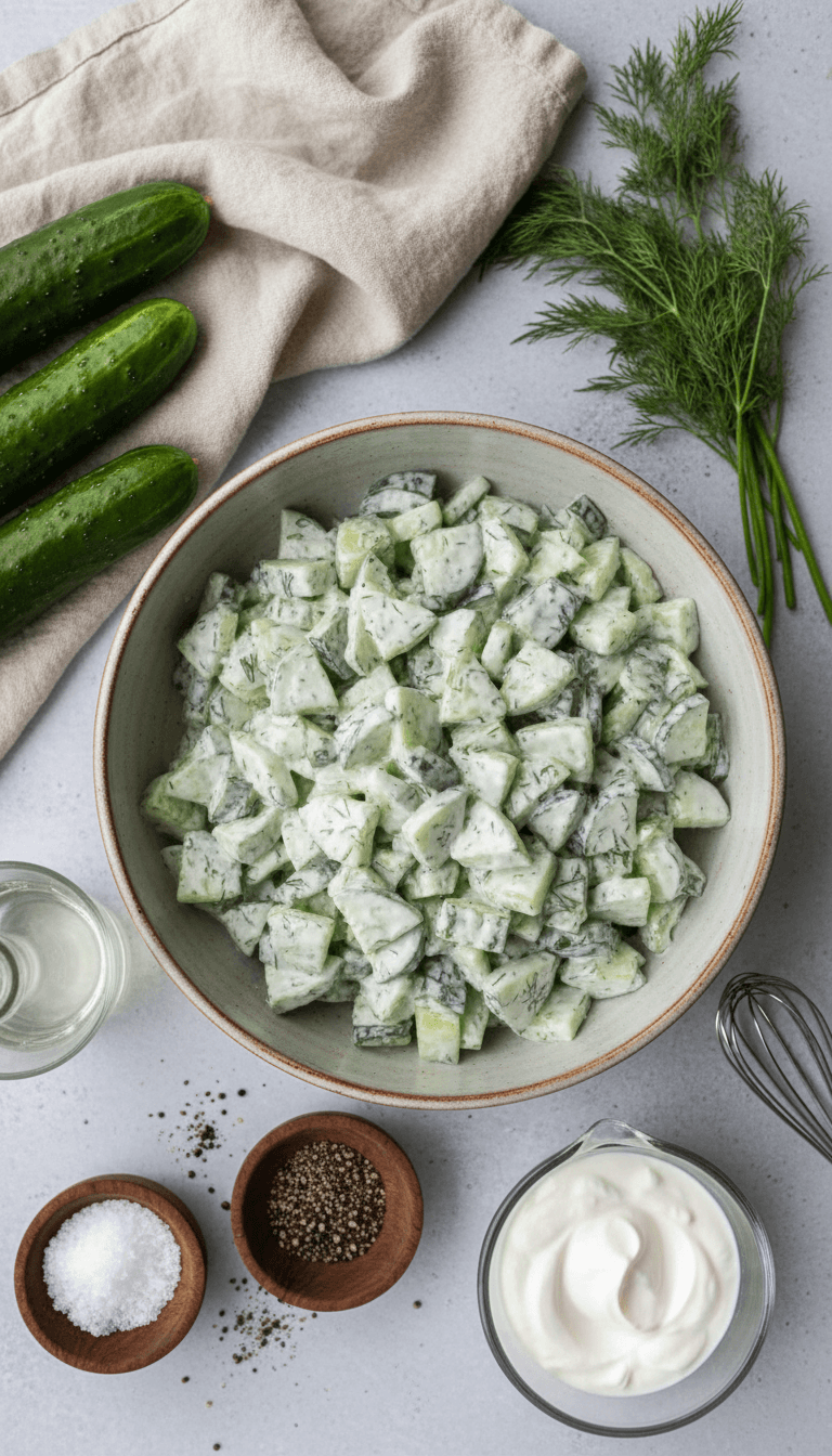 Creamy Cucumber Salad