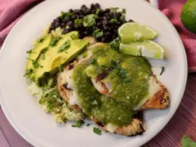 Grilled Salsa Verde Pepper Jack Chicken Recipe
