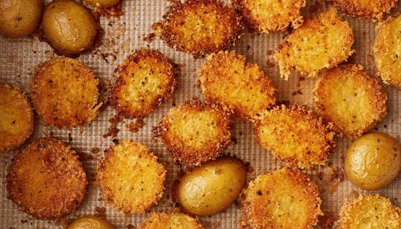 Crispy Crunchy Parmesan Potatoes Recipe