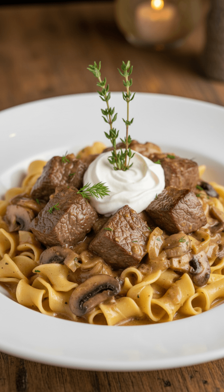 Gordon Ramsay Beef Stroganoff