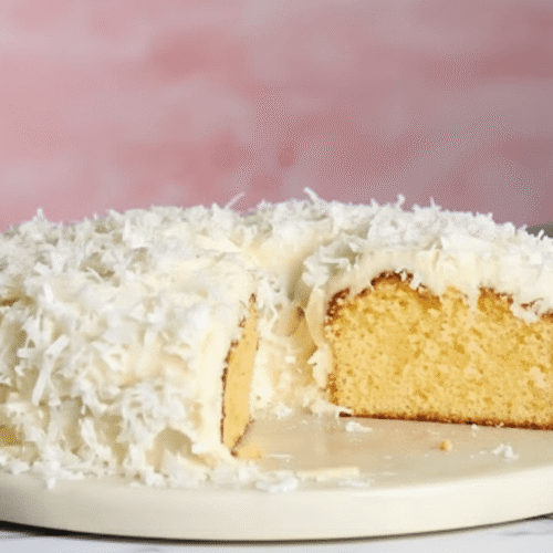 Moist and Fluffy Coconut Cake Recipe