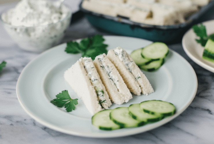 Creamy Benedictine Cucumber Tea Sandwiches Recipe