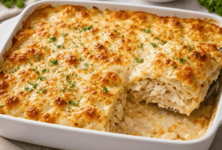 Joanna Gaines White Chicken Alfredo Lasagna Recipe